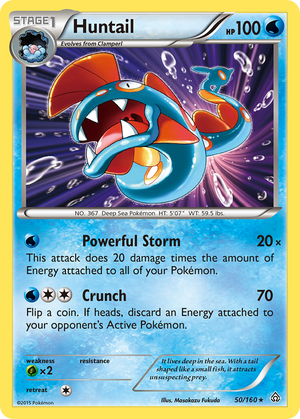 Huntail (50/160) [XY: Primal Clash] 