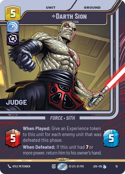 Darth Sion - Lord of Pain (15) (15) [Judge Promos]