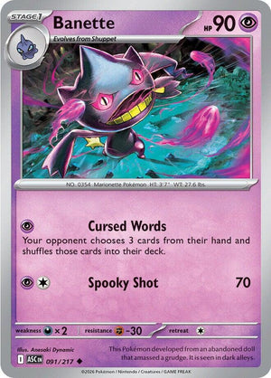 Banette (091/217) [Mega Evolution: Ascended Heroes]