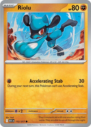 Riolu (112/217) [Mega Evolution: Ascended Heroes]