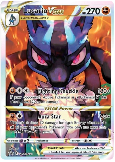 Lucario VSTAR (SWSH291) [Sword &amp; Shield: Black Star Promos] 