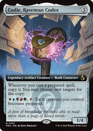 Codie, Ravenous Codex (Extended Art) [Reality Fracture]