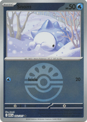 Snom (052/217) (Friend Ball) [Mega Evolution: Ascended Heroes]