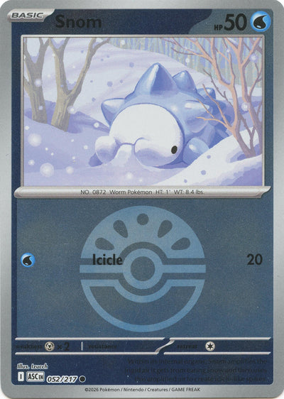 Snom (052/217) (Friend Ball) [Mega Evolution: Ascended Heroes]
