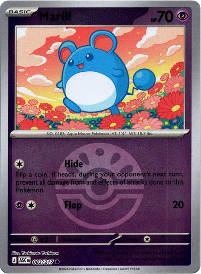Marill (083/217) (Friend Ball) [Mega Evolution: Ascended Heroes]