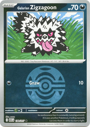 Galarian Zigzagoon (130/217) (Dusk Ball) [Mega Evolution: Ascended Heroes]