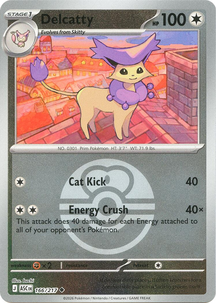 Delcatty (166/217) (Love Ball) [Mega Evolution: Ascended Heroes]