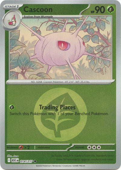 Cascoon (014/217) (Energy Symbol Pattern) [Mega Evolution: Ascended Heroes]