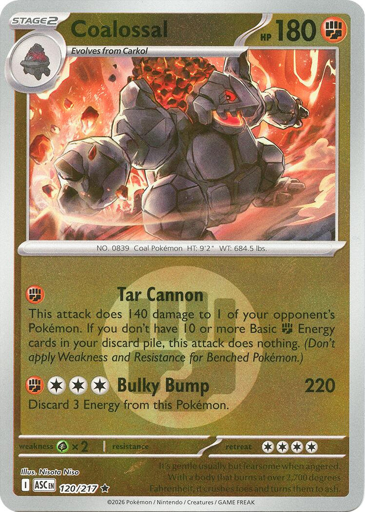 Coalossal (120/217) (Energy Symbol Pattern) [Mega Evolution: Ascended Heroes]