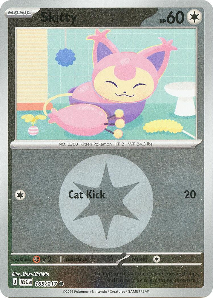 Skitty (165/217) (Energy Symbol Pattern) [Mega Evolution: Ascended Heroes]
