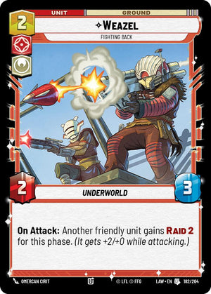 Weazel - Fighting Back (182/264) (182/264) [A Lawless Time]