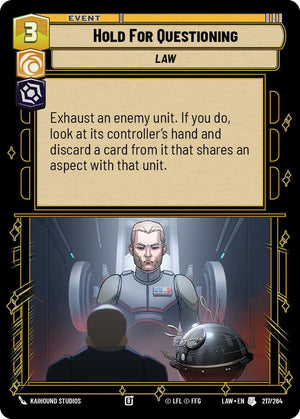 Hold for Questioning (217/264) (217/264) [A Lawless Time]