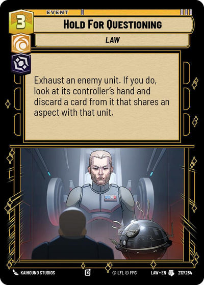 Hold for Questioning (217/264) (217/264) [A Lawless Time]