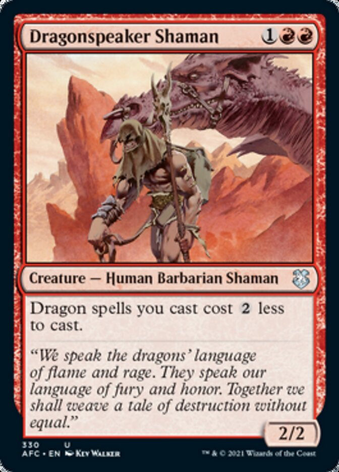 Dragonspeaker Shaman [Dungeons &amp; Dragons: Adventures in the Forgotten Realms Commander] 