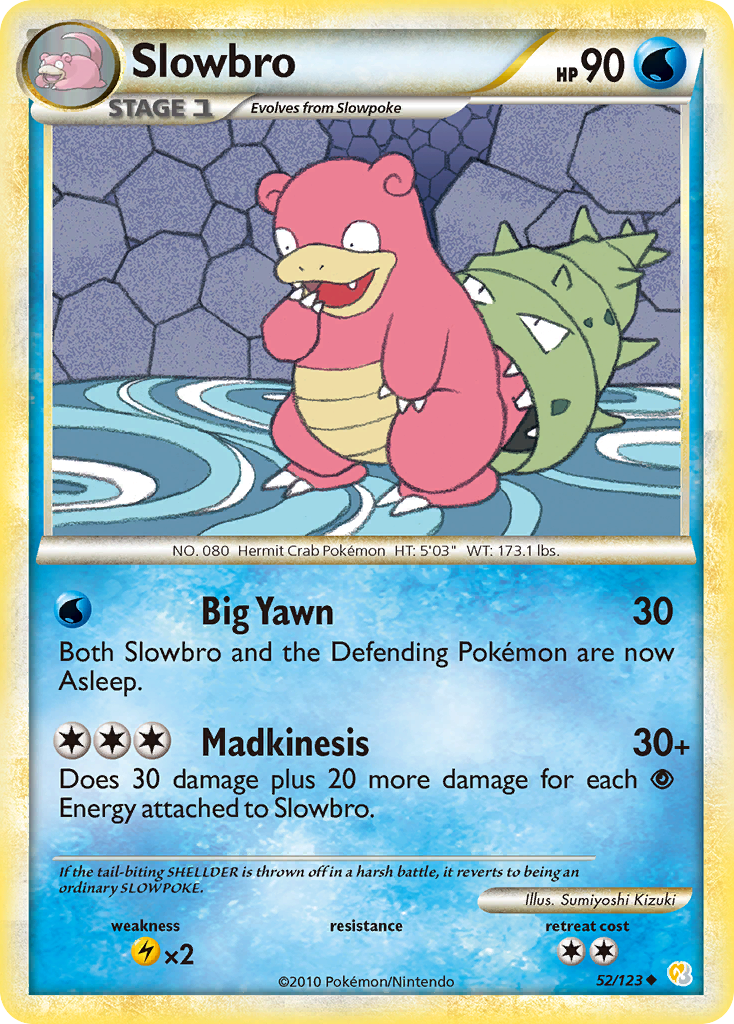 Slowbro (52/123) [HeartGold & SoulSilver: Base Set] 