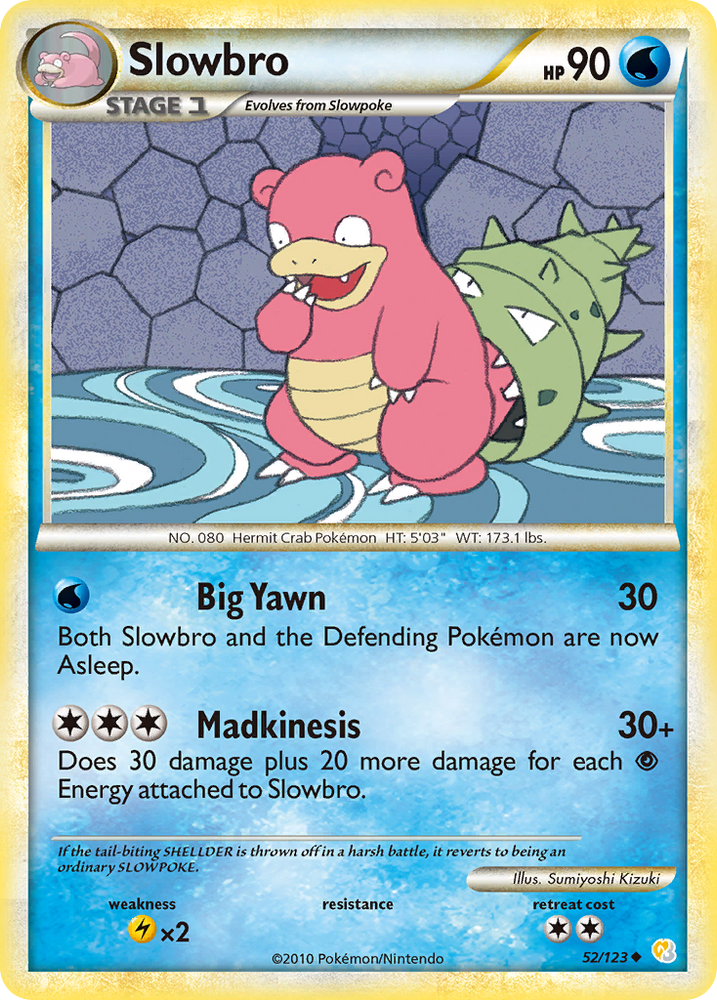 Slowbro (52/123) [HeartGold &amp; SoulSilver: Base Set] 