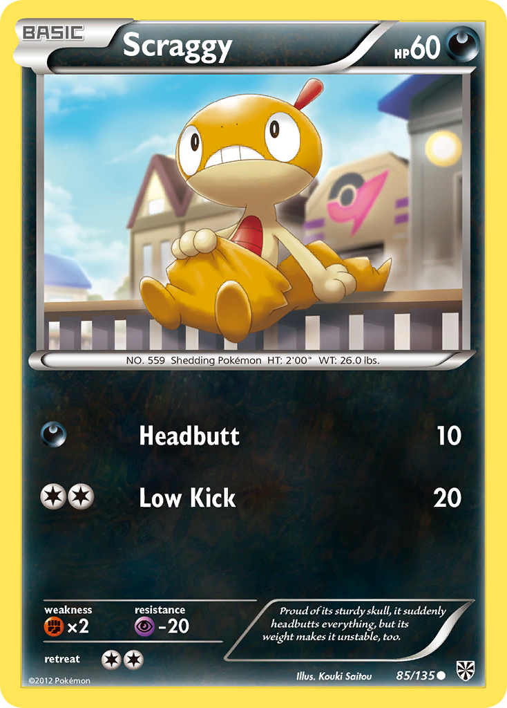 Scraggy (85/135) [Black & White: Plasma Storm] 