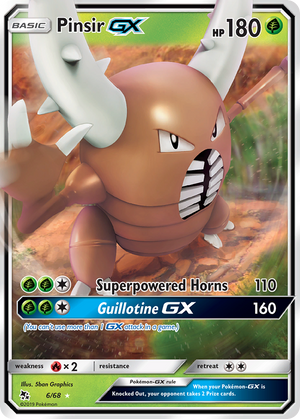 Pinsir GX (6/68) [Sun &amp; Moon: Hidden Fates] 