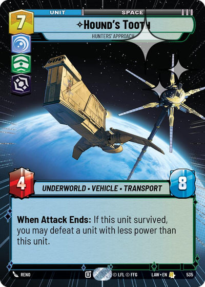 Hound's Tooth - Hunters' Approach (535) (Hyperspace Foil) (535) [A Lawless Time]
