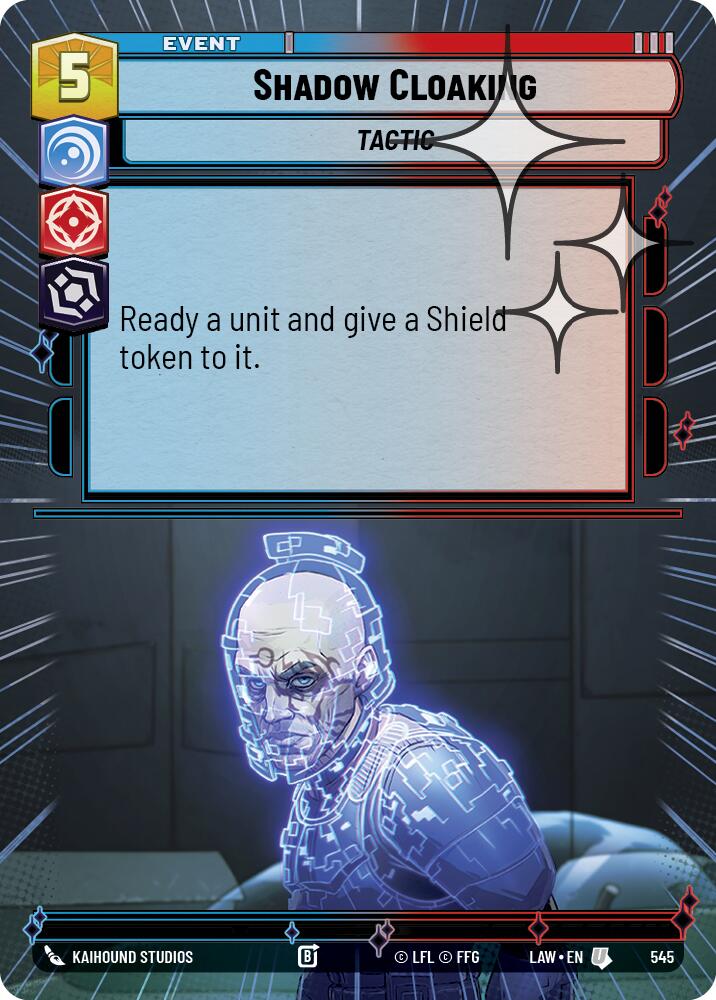 Shadow Cloaking (545) (Hyperspace Foil) (545) [A Lawless Time]