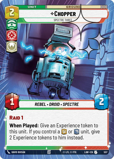 Chopper - Spectre Three (557) (Hyperspace Foil) (557) [A Lawless Time]