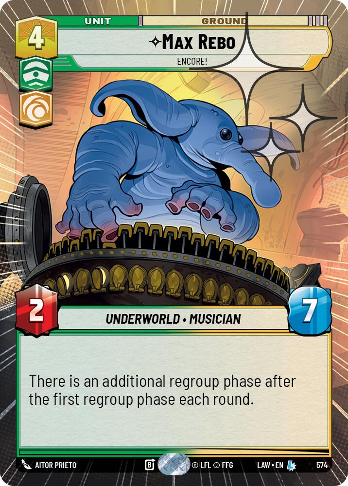 Max Rebo - Encore! (574) (Hyperspace Foil) (574) [A Lawless Time]