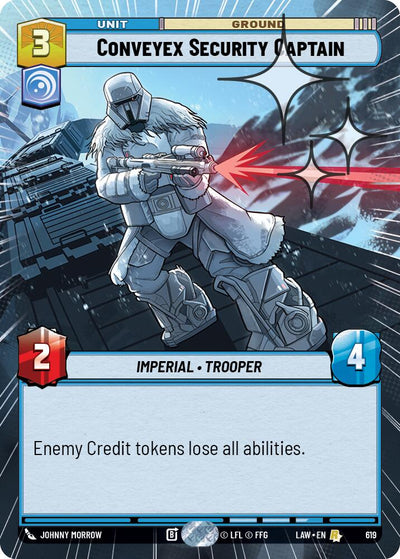 Conveyex Security Captain (619) (Hyperspace Foil) (619) [A Lawless Time]