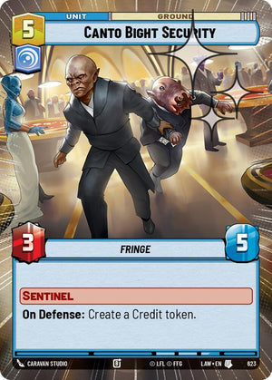 Canto Bight Security (623) (Hyperspace Foil) (623) [A Lawless Time]