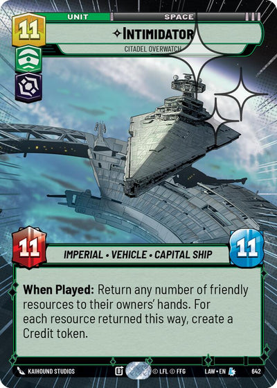Intimidator - Citadel Overwatch (642) (Hyperspace Foil) (642) [A Lawless Time]