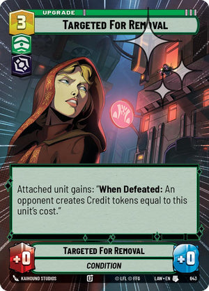 Targeted for Removal (643) (Hyperspace Foil) (643) [A Lawless Time]