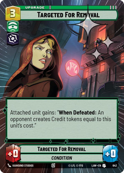 Targeted for Removal (643) (Hyperspace Foil) (643) [A Lawless Time]