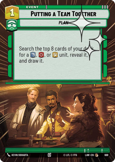 Putting a Team Together (668) (Hyperspace Foil) (668) [A Lawless Time]