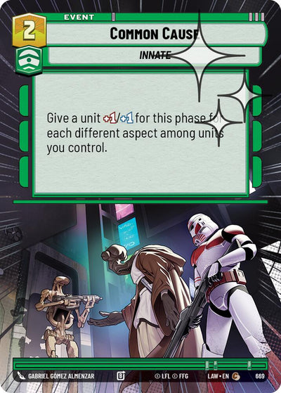Common Cause (669) (Hyperspace Foil) (669) [A Lawless Time]