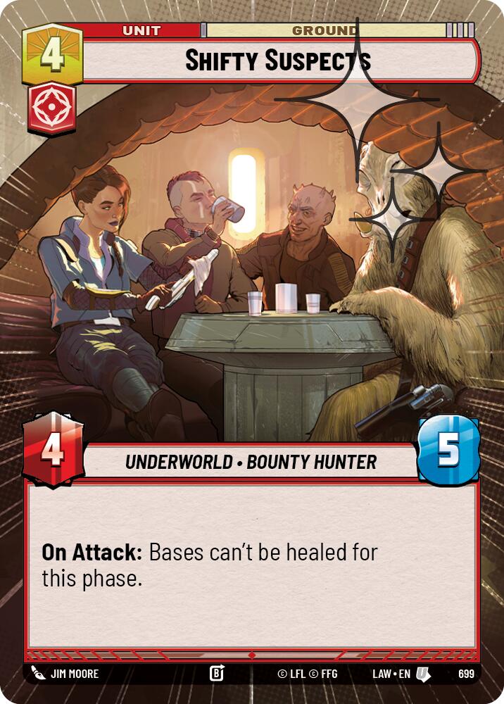Shifty Suspects (699) (Hyperspace Foil) (699) [A Lawless Time]