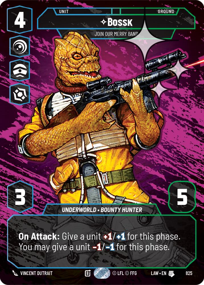 Bossk - Join Our Merry Band (Prestige Foil) (825) (825) [A Lawless Time]