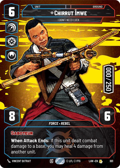 Chirrut Imwe - I Don't Need Luck (Serialized) (881) (881) [A Lawless Time]