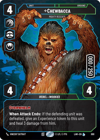 Chewbacca - Mighty Rescuer (Serialized) (888) (888) [A Lawless Time]