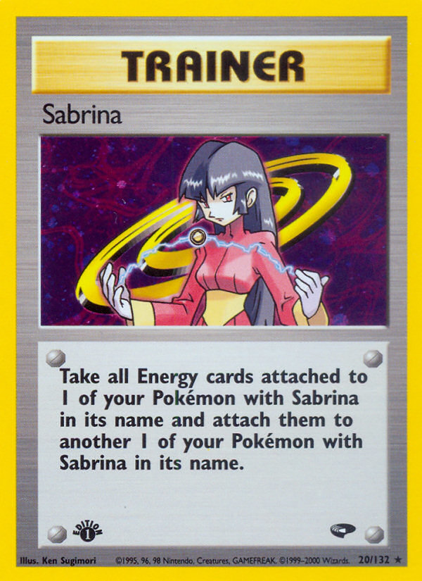 Sabrina (20/132) [Gym Challenge 1st Edition] 