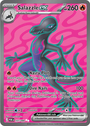 Salazzle ex (101/088) [Mega Evolution: Perfect Order]