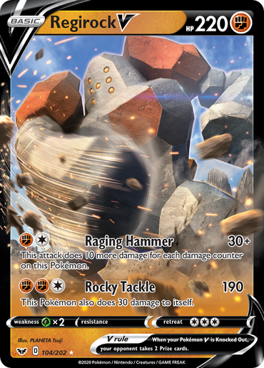 Regirock V (104/202) [Sword & Shield: Base Set]