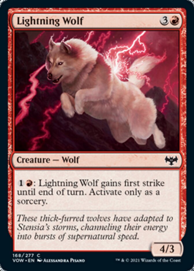 Lightning Wolf [Innistrad: Crimson Vow] 