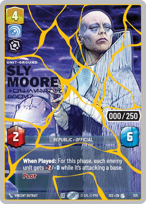 Sly Moore - Witness to Power (1131) (Serialized) (Gold) (1131) [Secrets of Power]
