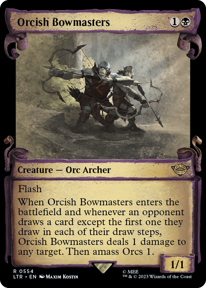 Orcish Bowmasters [The Lord of the Rings: Tales of Middle-Earth Showcase Scrolls] 