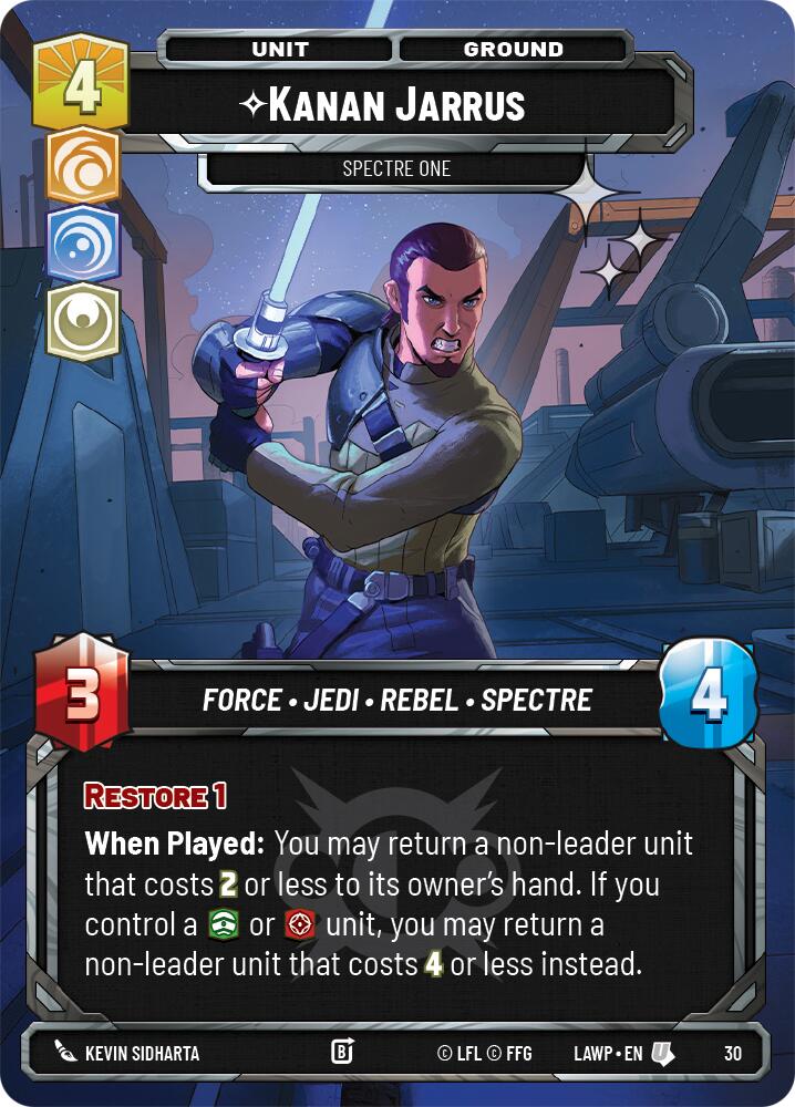 Kanan Jarrus - Spectre One (30) (Foil) (30) [A Lawless Time: Weekly Play]