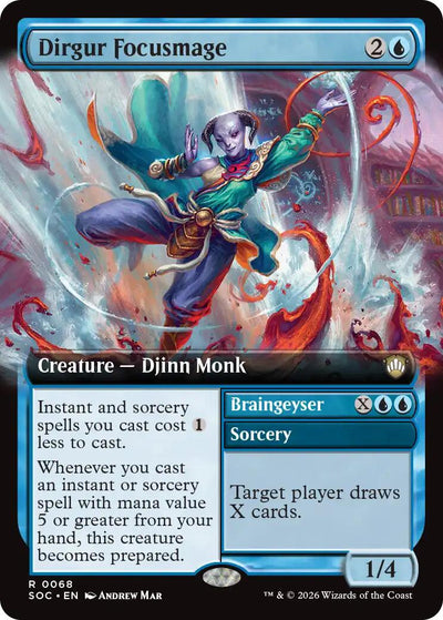 Dirgur Focusmage (Extended Art) [Secrets of Strixhaven Commander]