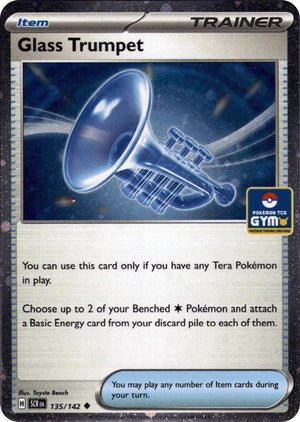 Glass Trumpet (135/142) (Gym Stamp Asia Exclusive) [Miscellaneous Cards]