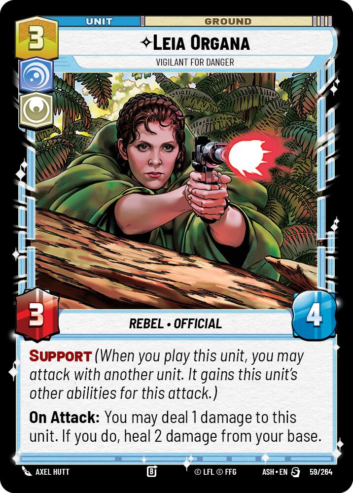 Leia Organa - Vigilant for Danger (59/264) (59/264) [Ashes of the Empire]