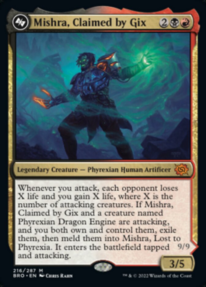 Mishra, Claimed by Gix (Promo Pack) [The Brothers' War Promos] 