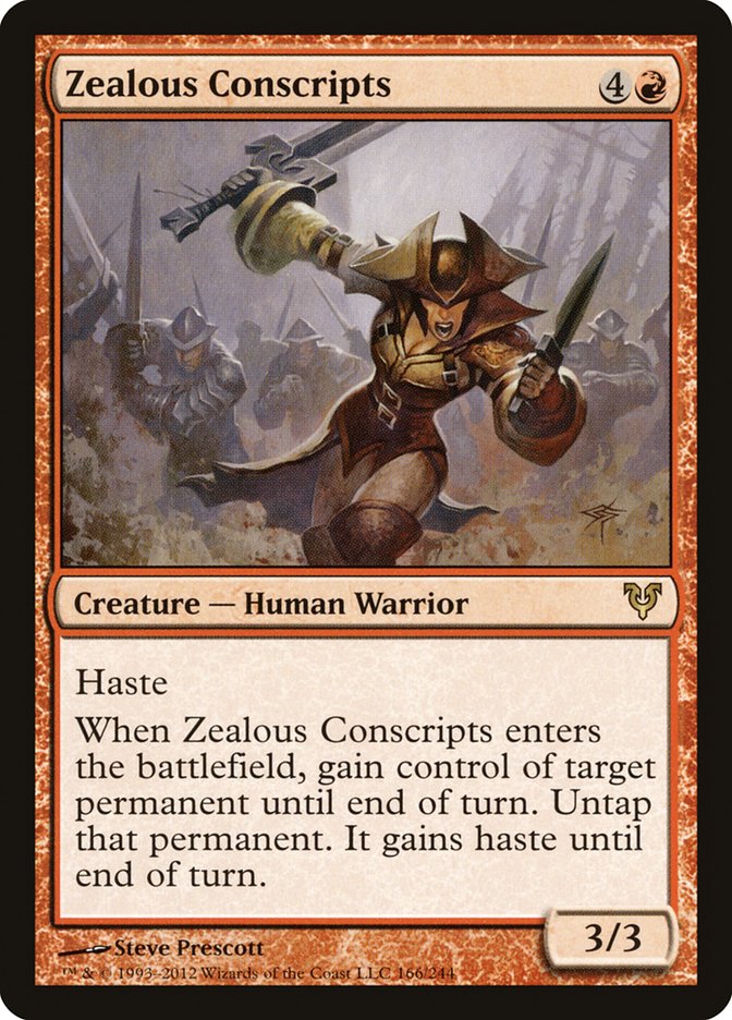 Zealous Conscripts [Avacyn Restored] 