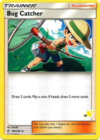 Bug Catcher (189/236) (Pikachu Stamp #46) [Battle Academy 2020] 